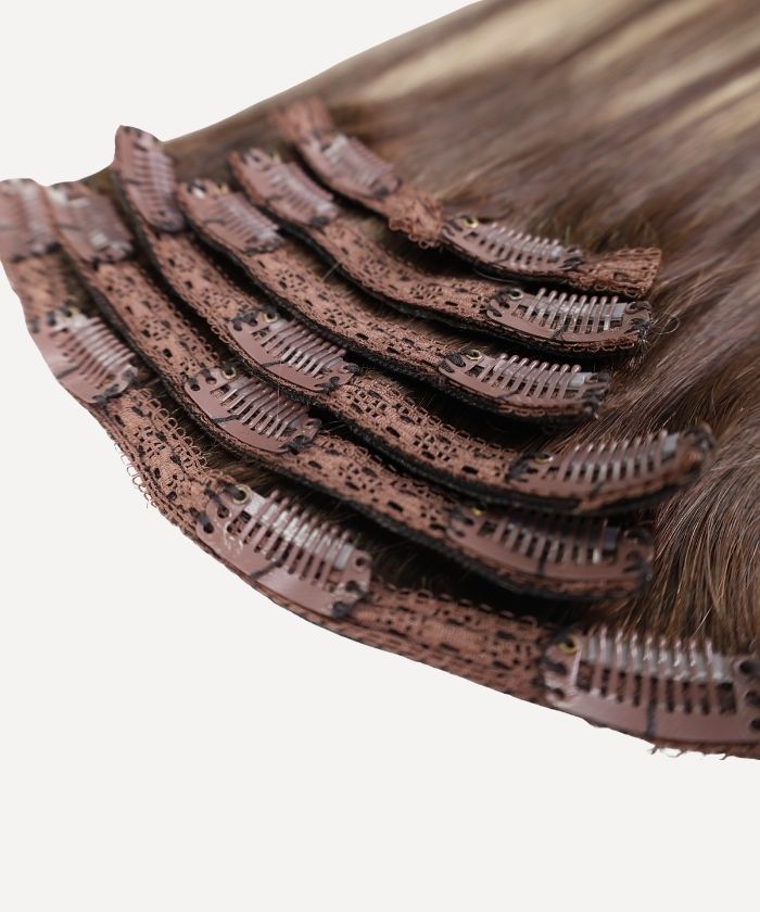 Honey Blonde Balayage (1A/1A+4Q) Classic Clip-In (120g)