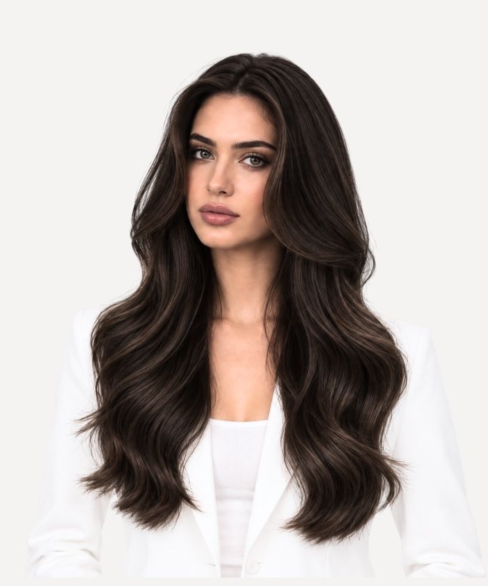 Natural Black (1B) Flat Tip