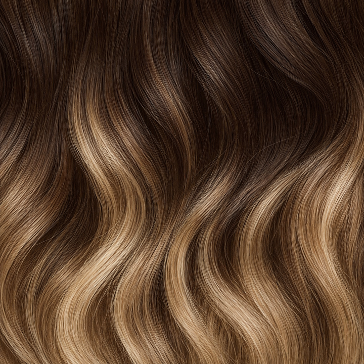 Honey Blonde Balayage (#1A/1A+4Q)