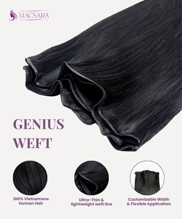Natural Black (1B) Genius Weft