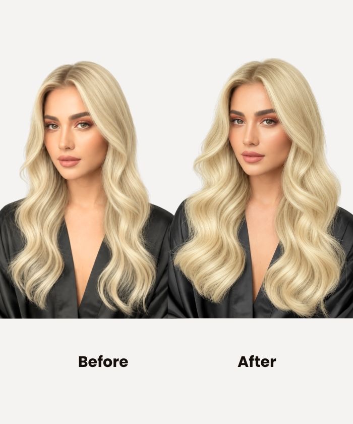 Ash Light Blonde (9C) Flat Tip