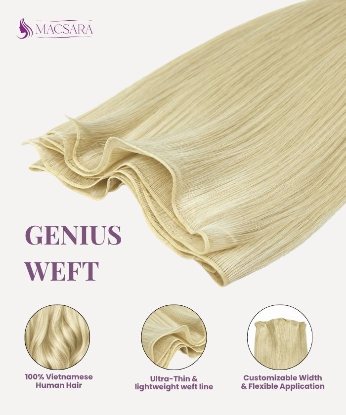 Ash Light Blonde (9C) Genius Weft