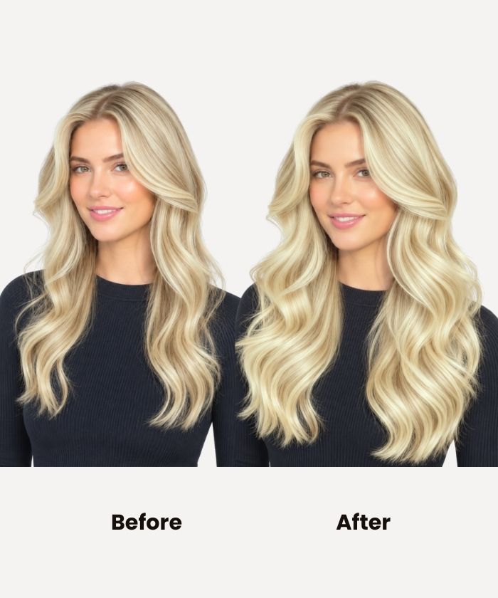 Ash Platinum Highlights (9C+60C) Flat Tip