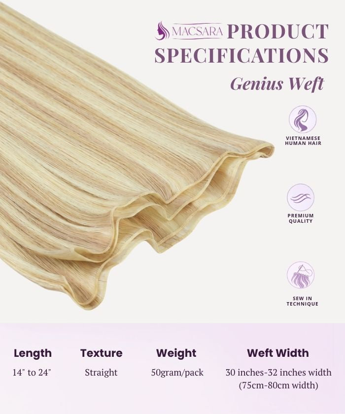 Ash Platinum Highlights (9C+60C) Genius Weft