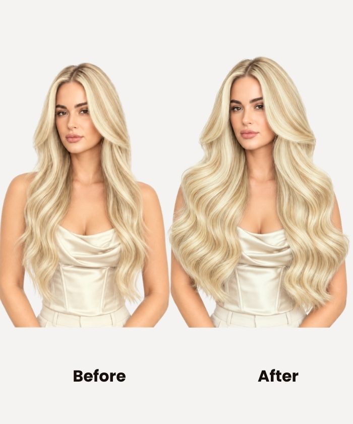 Ash Platinum Highlights (9C+60C) Tape-Ins