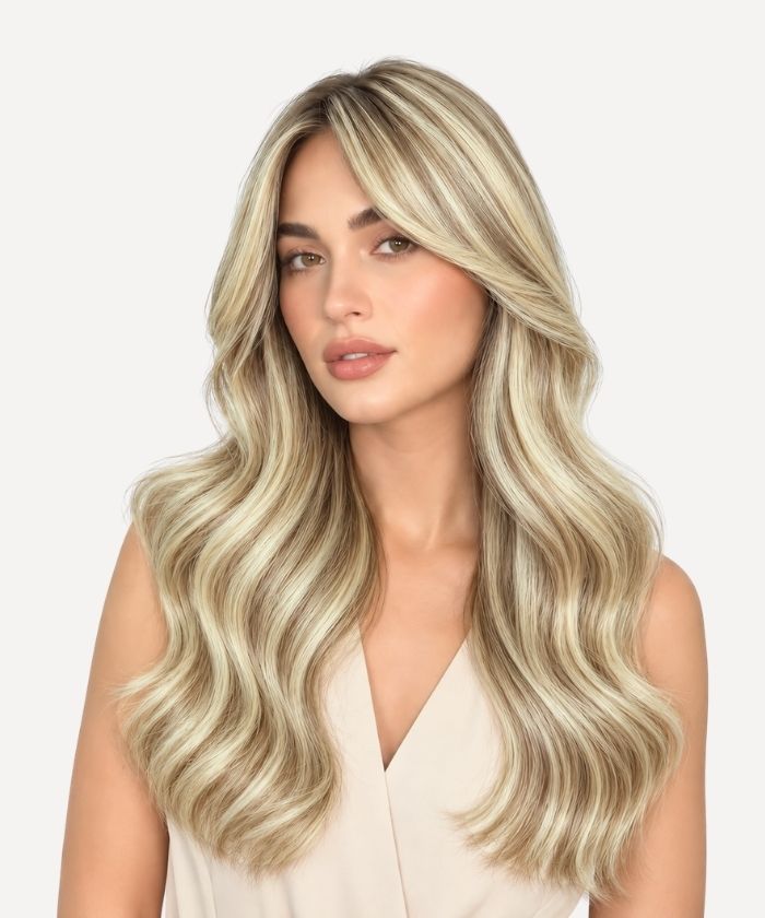 Brown Platinum Highlights (4Q+60C) Genius Weft