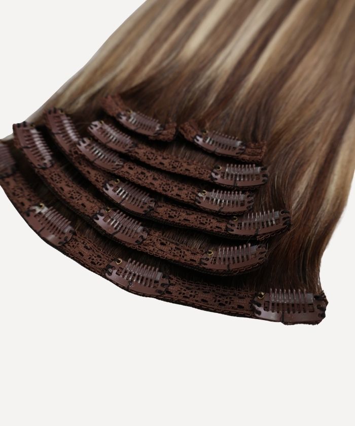 Caramel Blonde Balayage (1A/1A+3Q+9C) Thick Clip-In (150g)