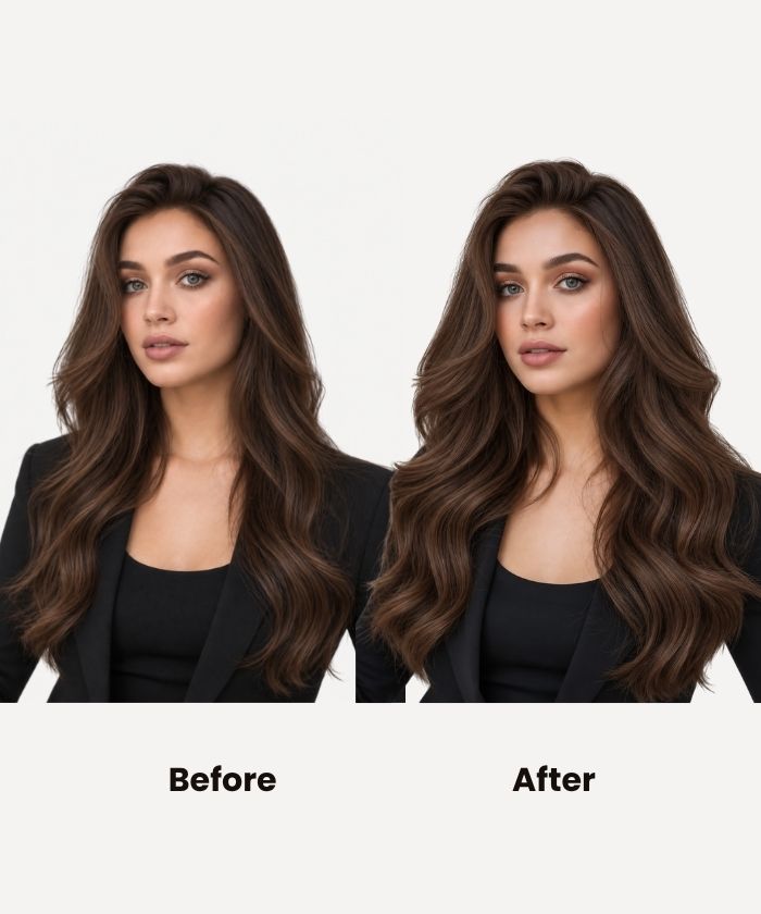 Dark Brown (2) Flat Tip
