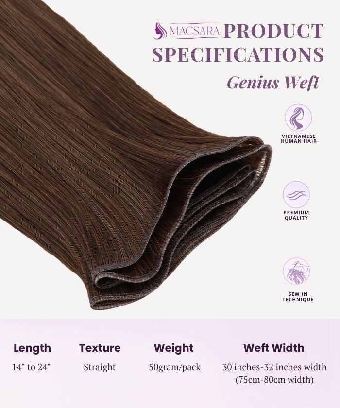 Dark Brown (2) Genius Weft