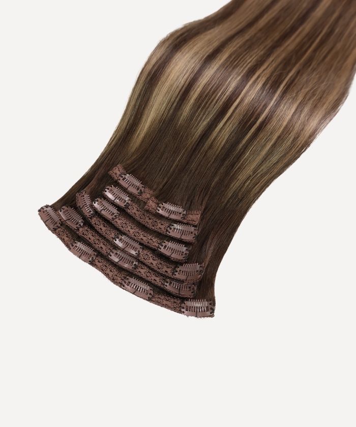 Honey Blonde Balayage (1A/1A+4Q) Classic Clip-In (120g)