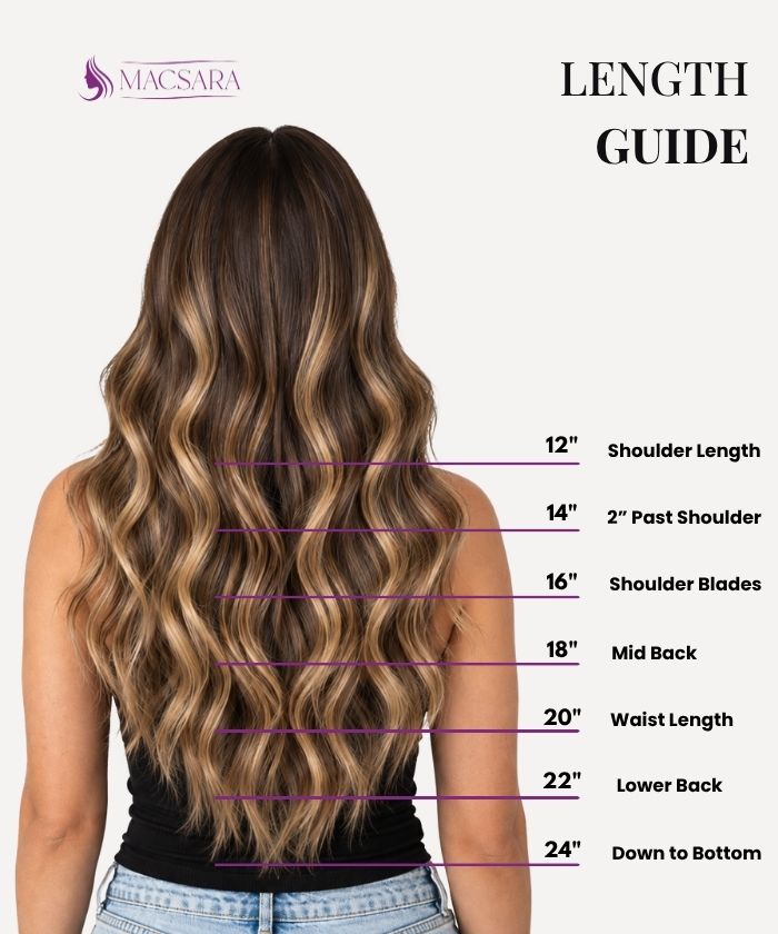 Honey Blonde Balayage (1A/1A+4Q) Classic Clip-In (120g)