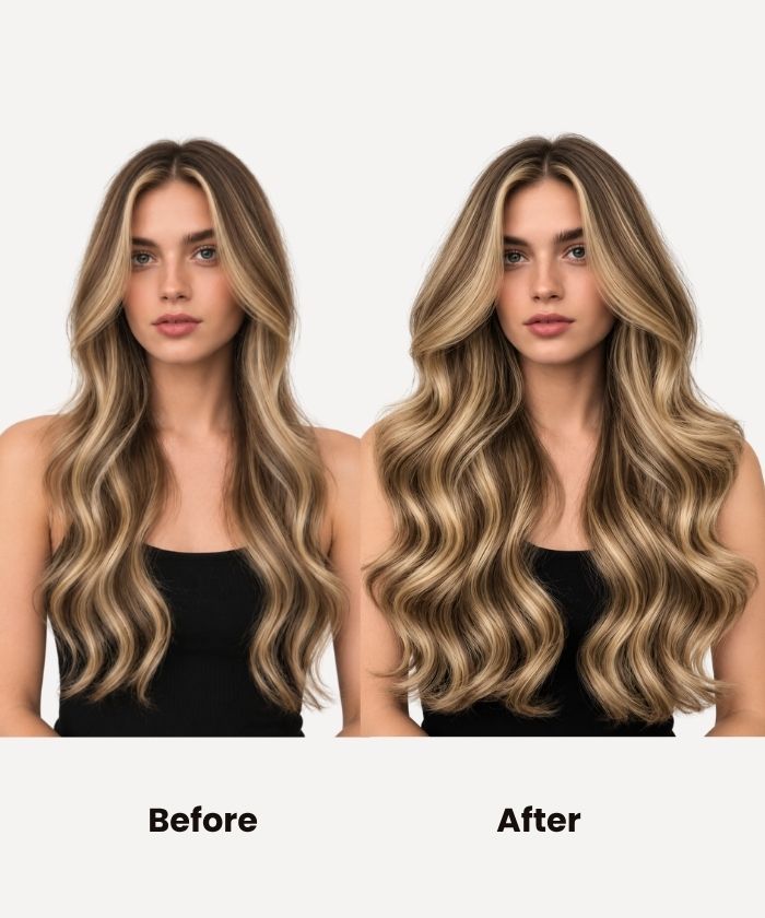 Honey Blonde Balayage (1A/1A+4Q) Genius Weft