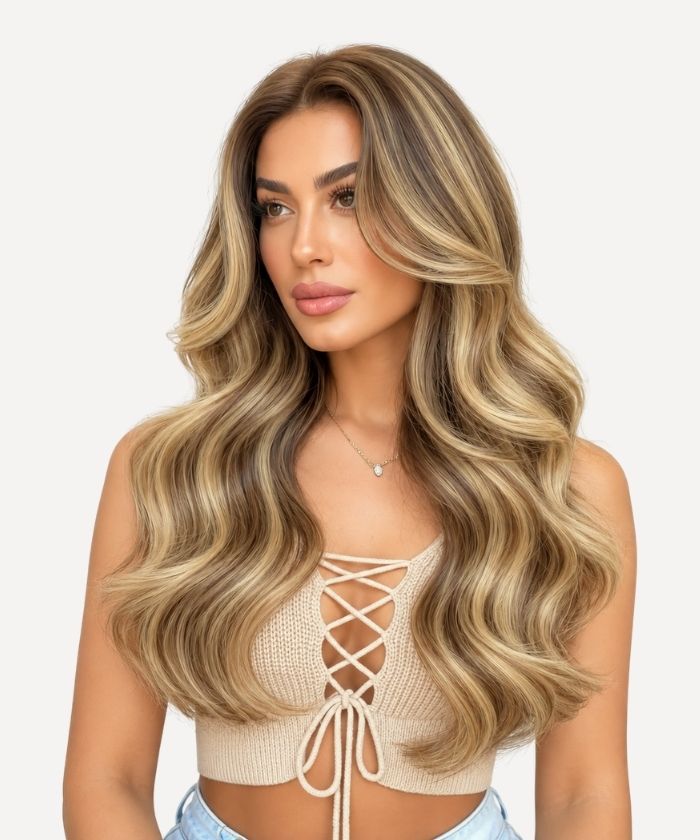 Light Blonde Highlights (4+27) Genius Weft