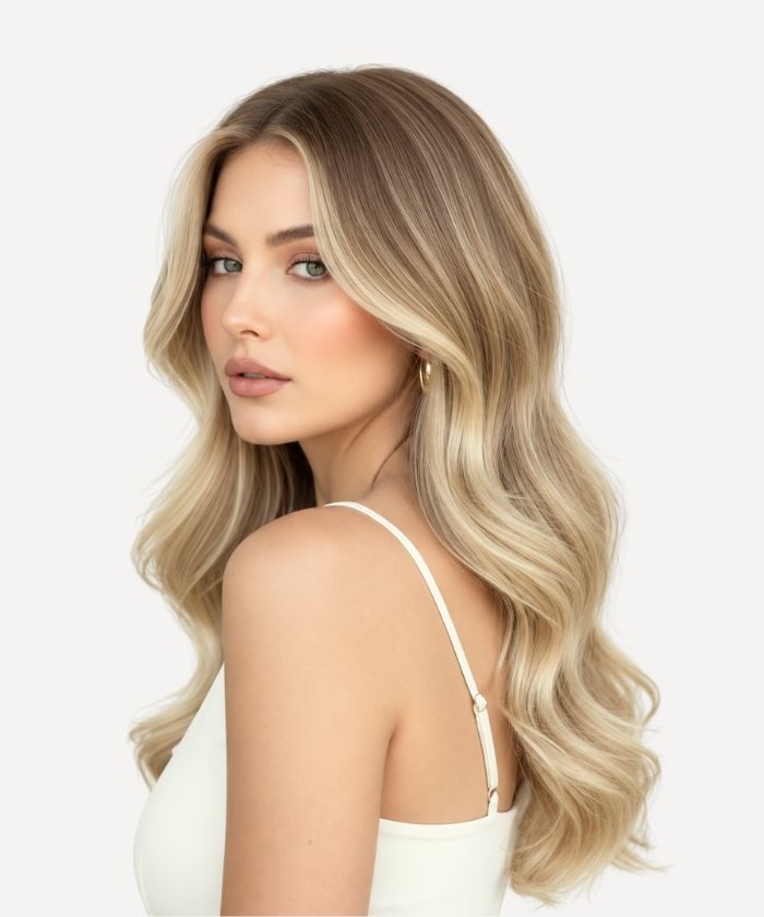 Natural Blonde Balayage (6.2/6C+60C) Classic Clip-In (120g)