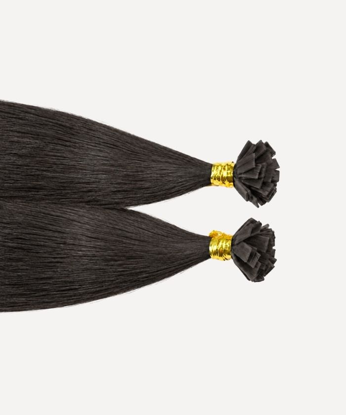 Natural Black (1B) Flat Tip
