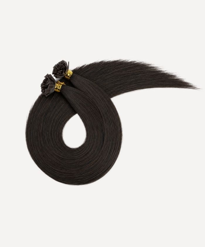 Natural Black (1B) Flat Tip