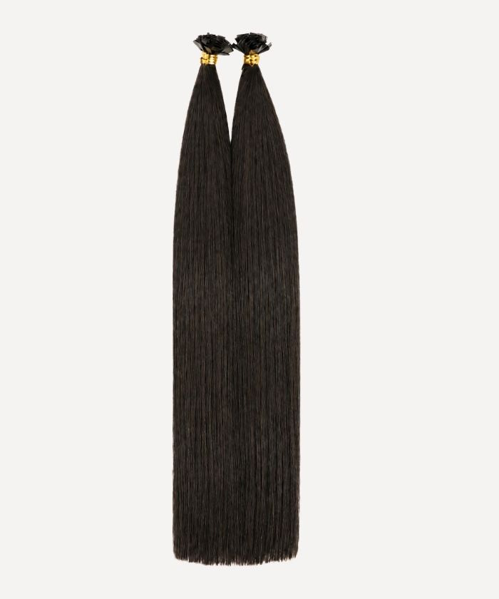 Natural Black (1B) Flat Tip
